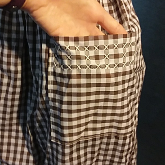 Vintage gingham apron - Picture 2 of 3